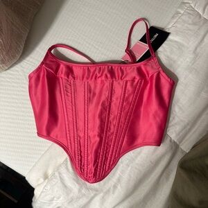 Pretty little things extra small size 2 corset top. Pink. Never been worn nwt